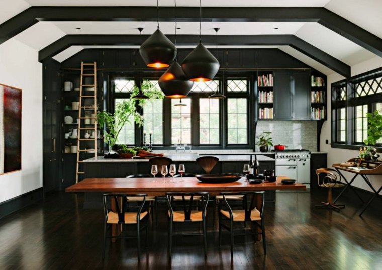 Idee deco cuisine noire