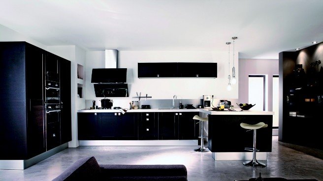 Couleur pour cuisine noire