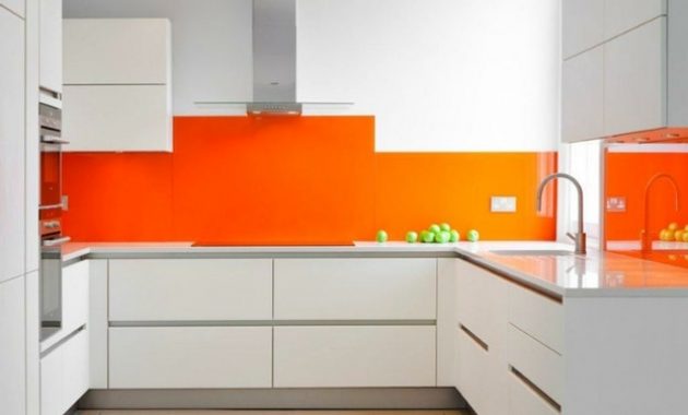 Deco cuisine orange et marron