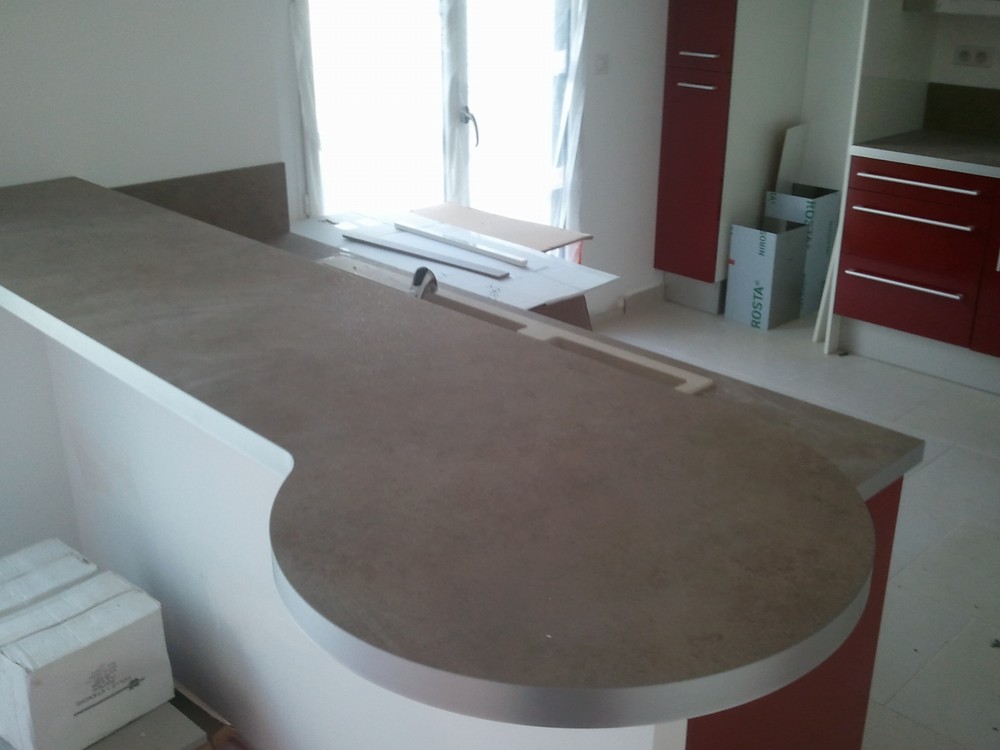 Plan bar de cuisine