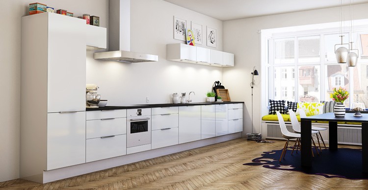 Photo cuisine hygena city creme