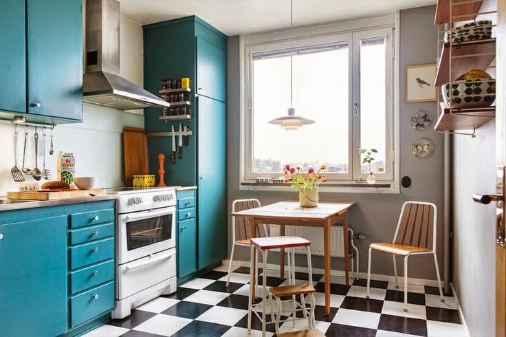 Carrelage cuisine annee 60