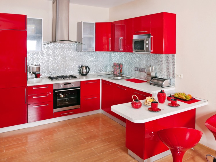 Decoration pour cuisine rouge