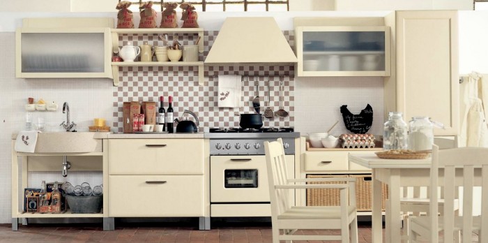 Carrelage cuisine campagne