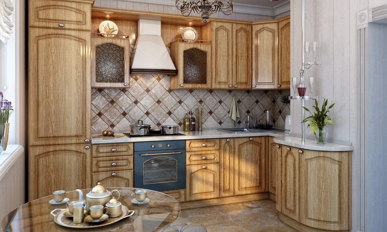 Carrelage cuisine traditionnel