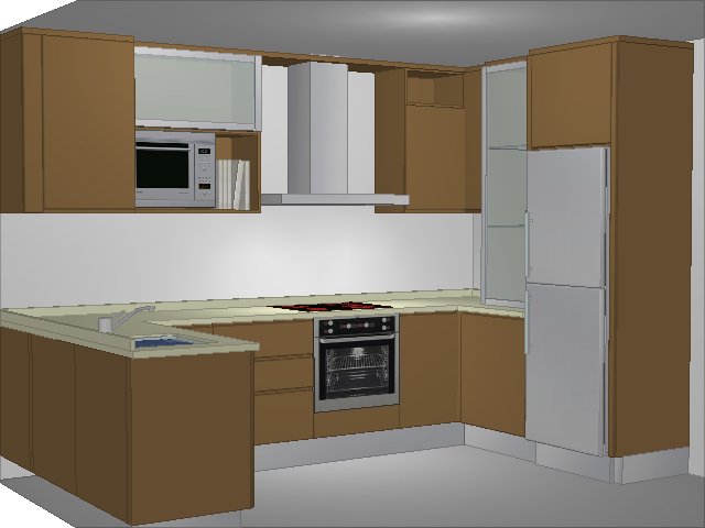 Plan de cuisine americaine gratuit