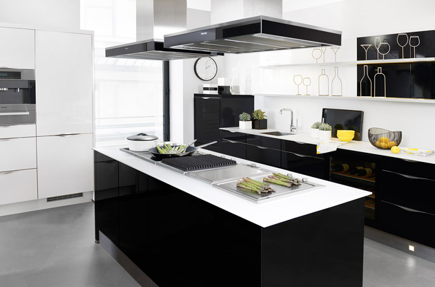 Modele de cuisine ouverte sur salon