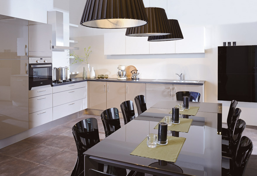 Couleur mur cuisine brun