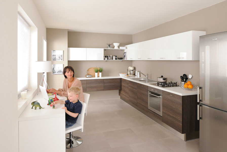 Couleur murs cuisine vanille