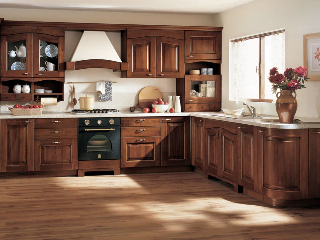 Model de cuisine en bois 2015