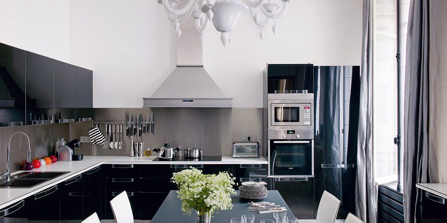 Peinture pour cuisine noire