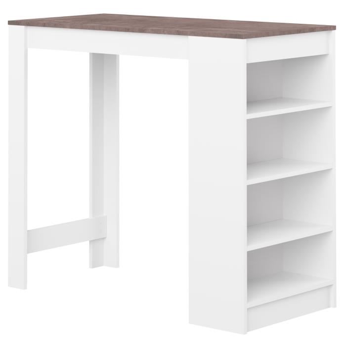 Table bar cuisine cdiscount
