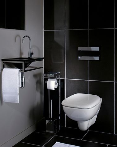 Carrelage multicolore wc