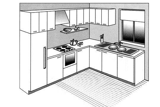 Plan type cuisine l