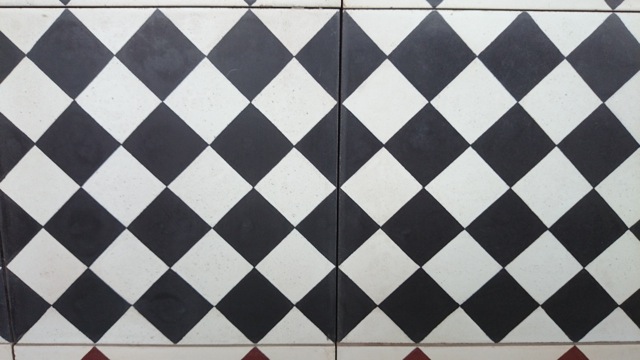 Carrelage damier