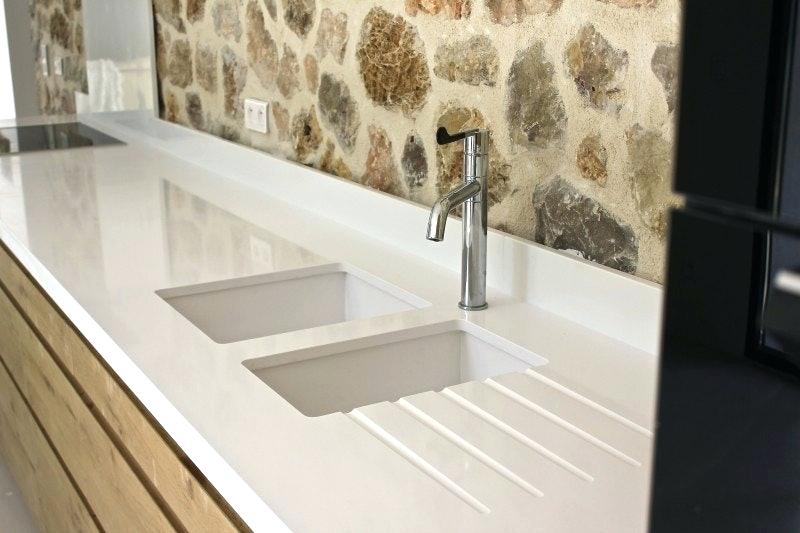 Plan de travail cuisine en silestone