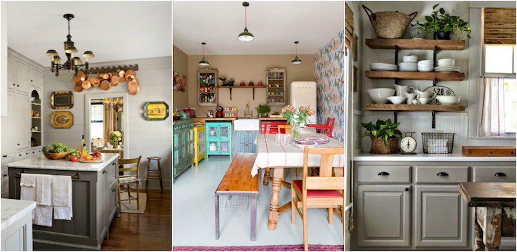 Deco cuisine campagne chic