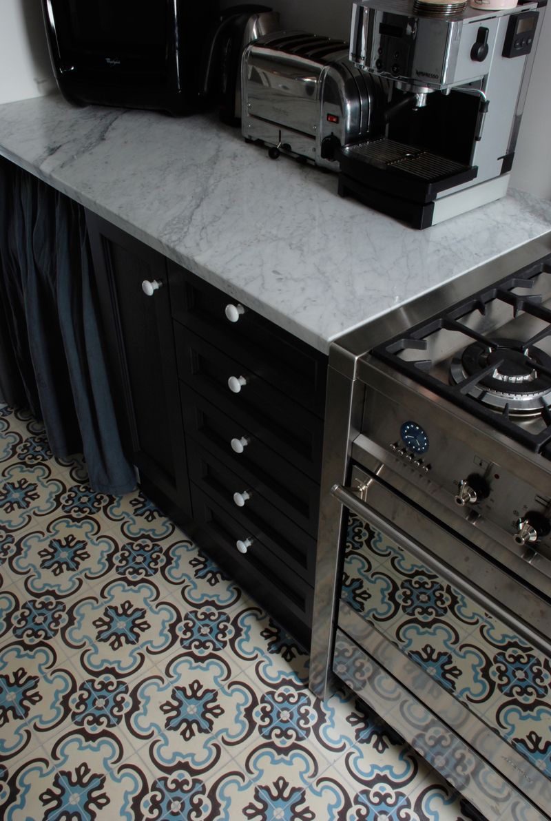 Carrelage ancien cuisine