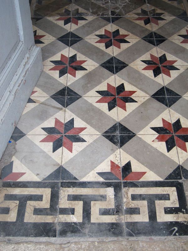 Carrelage ancien beton