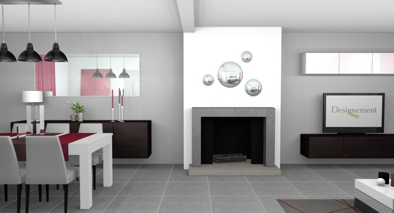 Carrelage gris deco