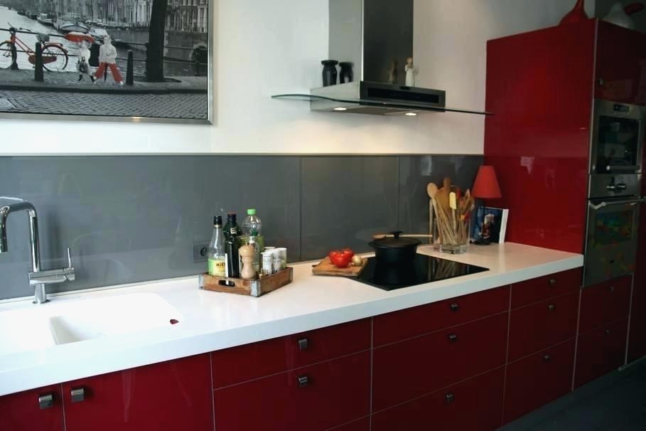 Deco cuisine rouge et blanc