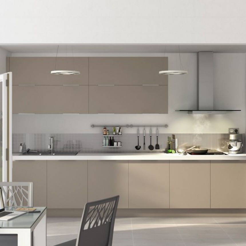 Idee deco pour cuisine taupe