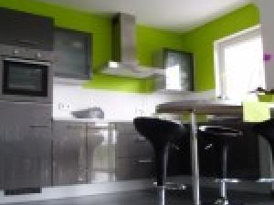Deco de cuisine vert anis
