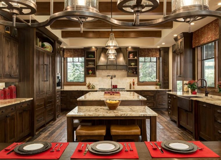 Deco pour cuisine rustique