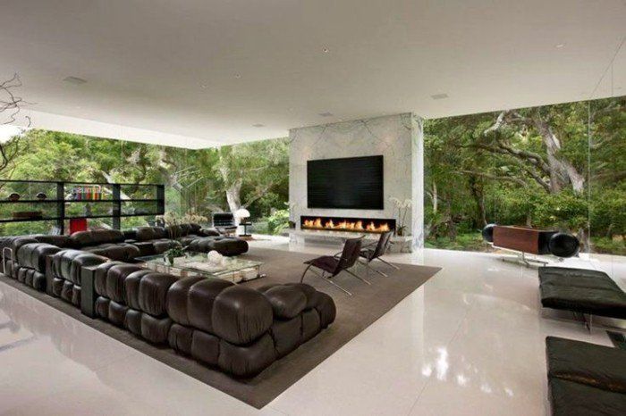 Carrelage brillant couleur