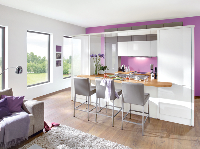 Deco salon cuisine americaine