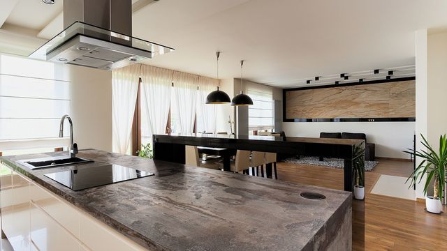 Plan de travail cuisine en dekton