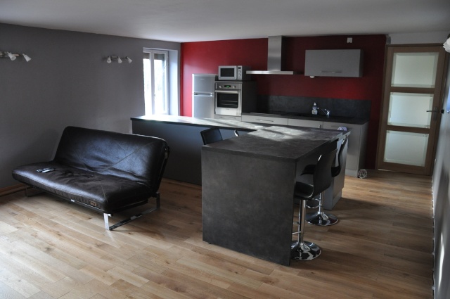 Couleur mur cuisine bordeaux