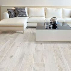 Carrelage imitation bois chene blanchi