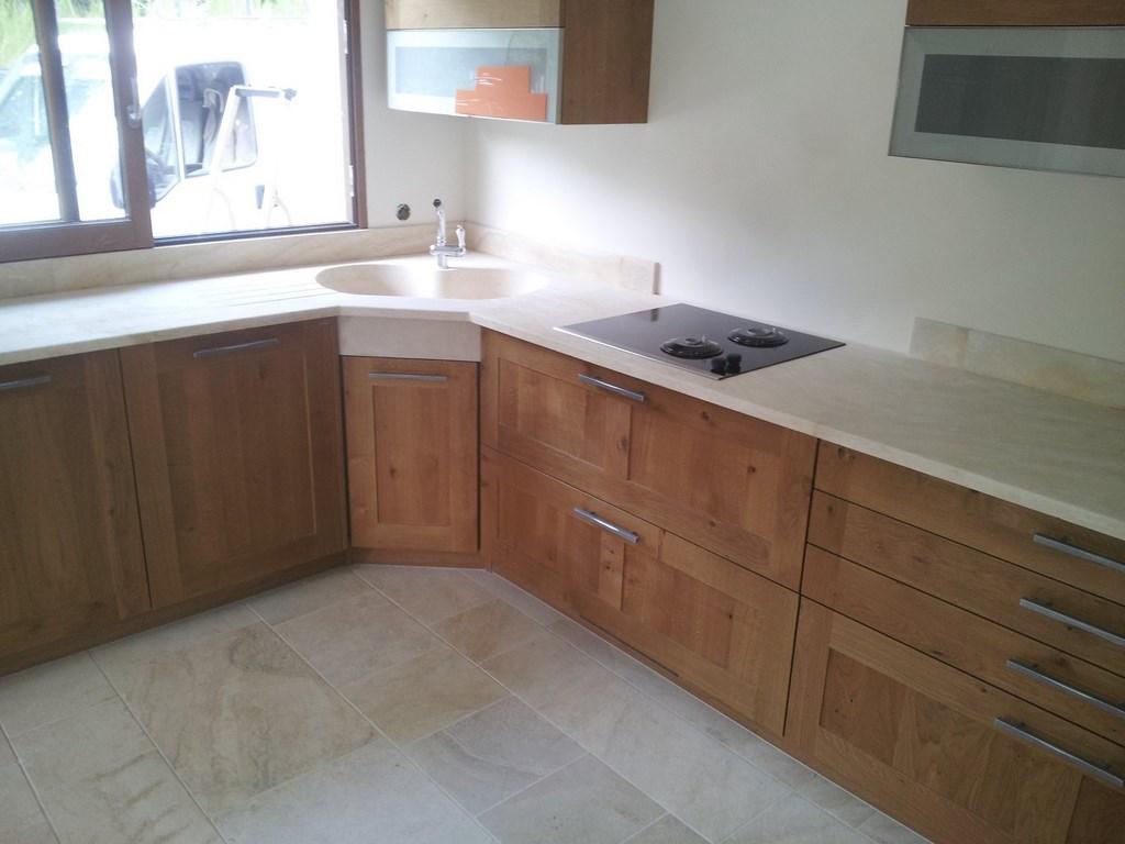 Plinthe inox plan de travail cuisine