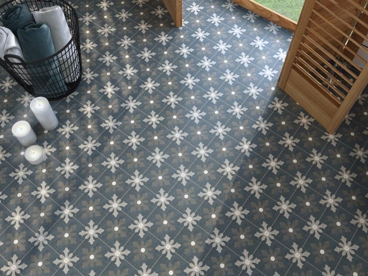 Carrelage carreaux de ciment 15x15