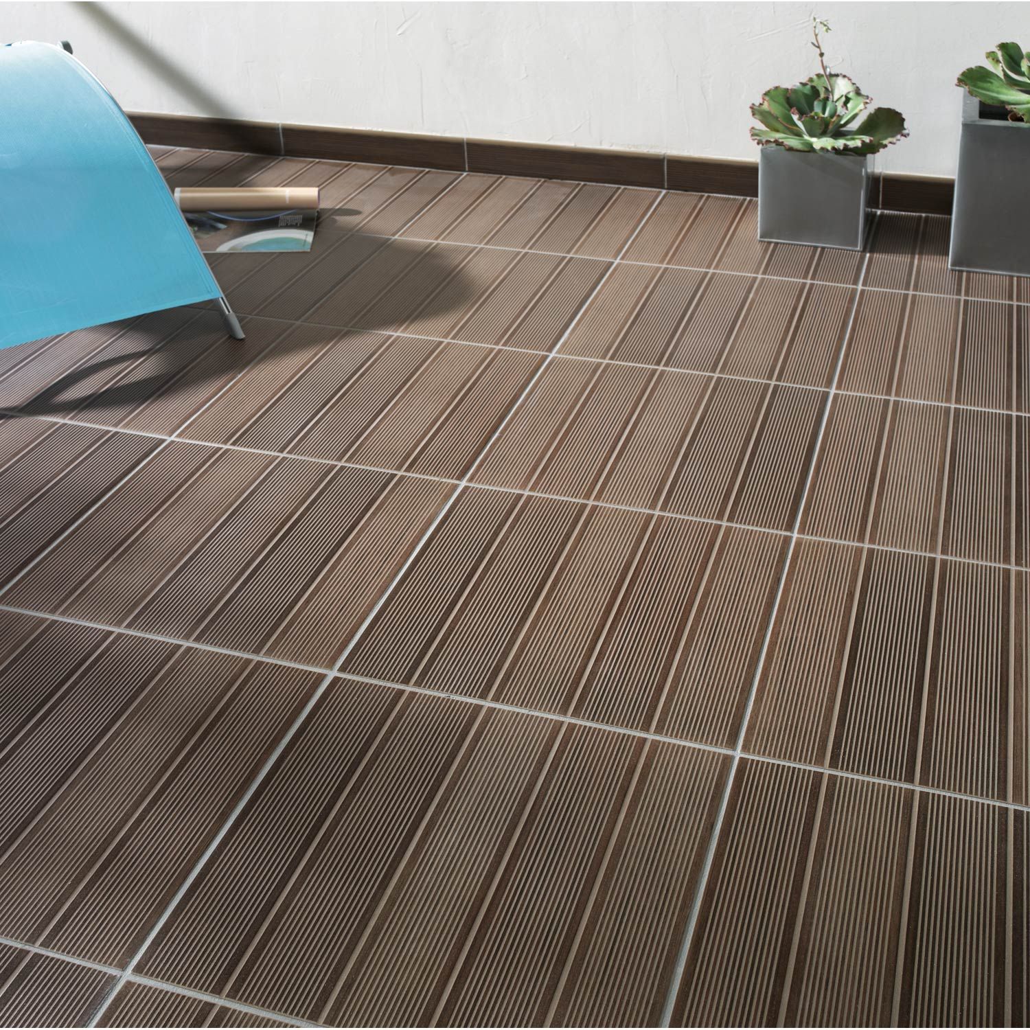 Carrelage brique blanc