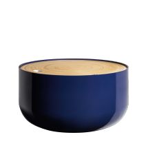 Table basse ronde coffre