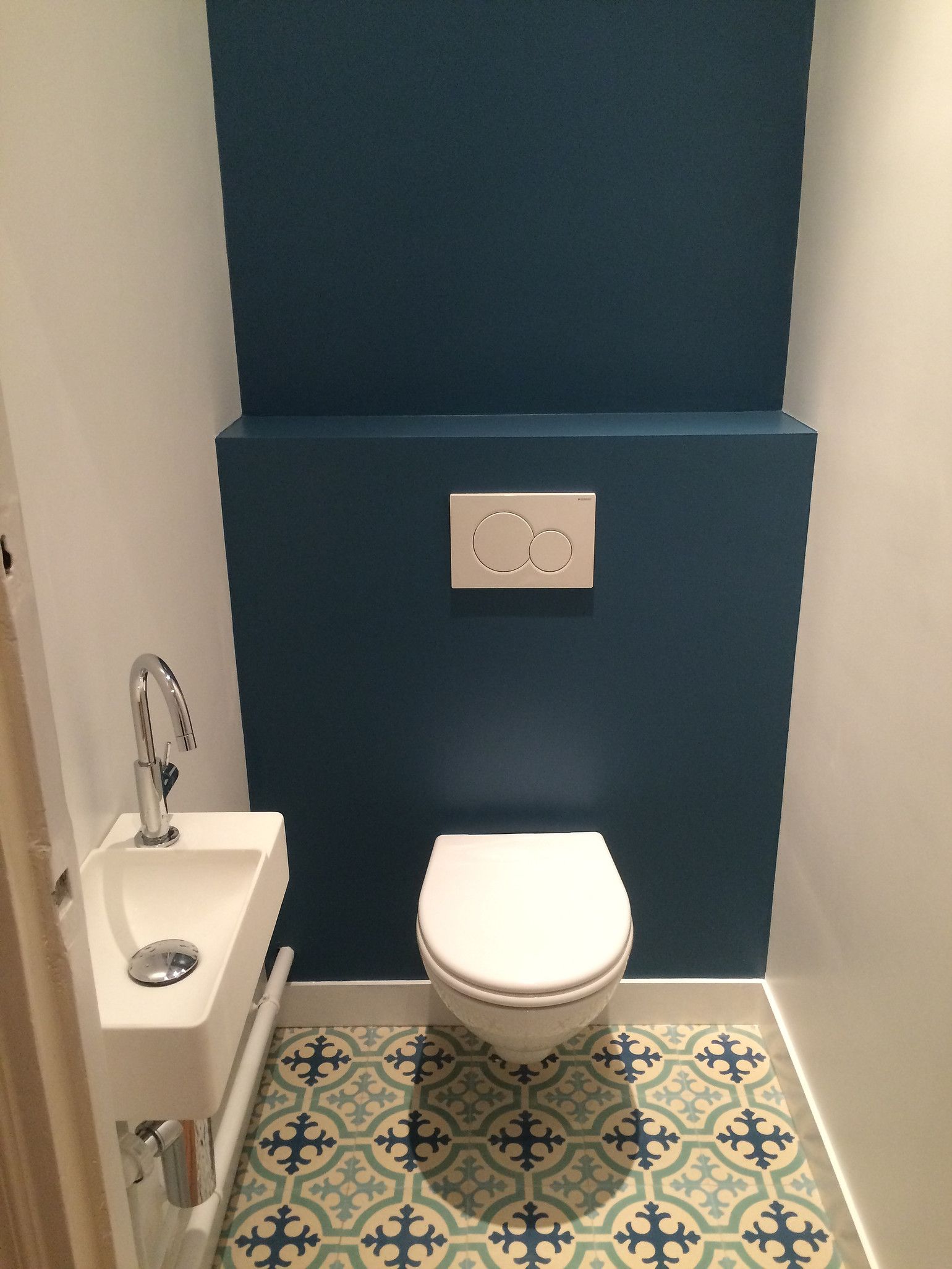 Carrelage wc visiteur