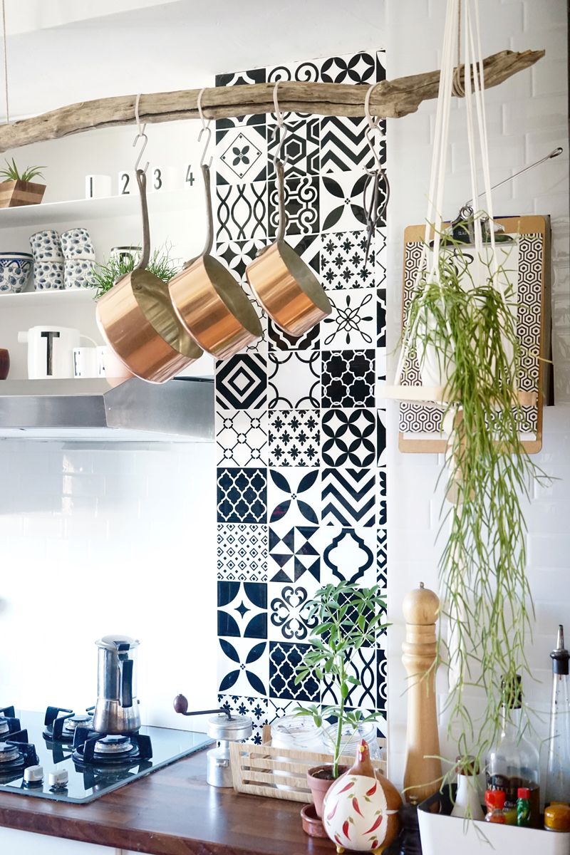 Carrelage adhésif cuisine