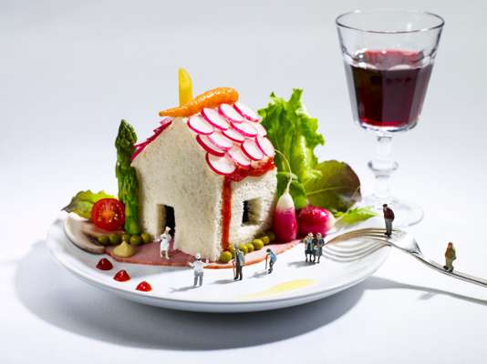 Assiette plat du jour maison du monde