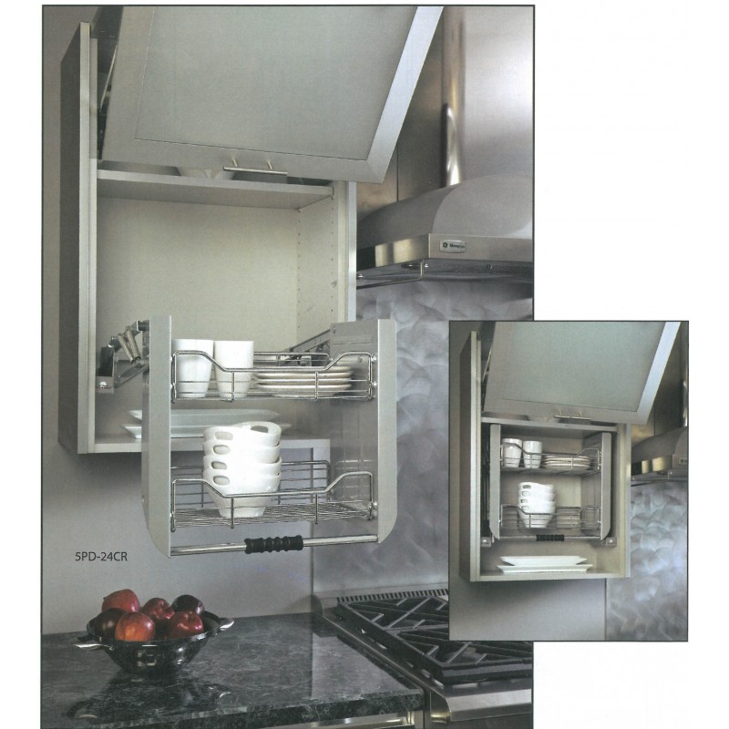 Meuble haut cuisine porte articulée