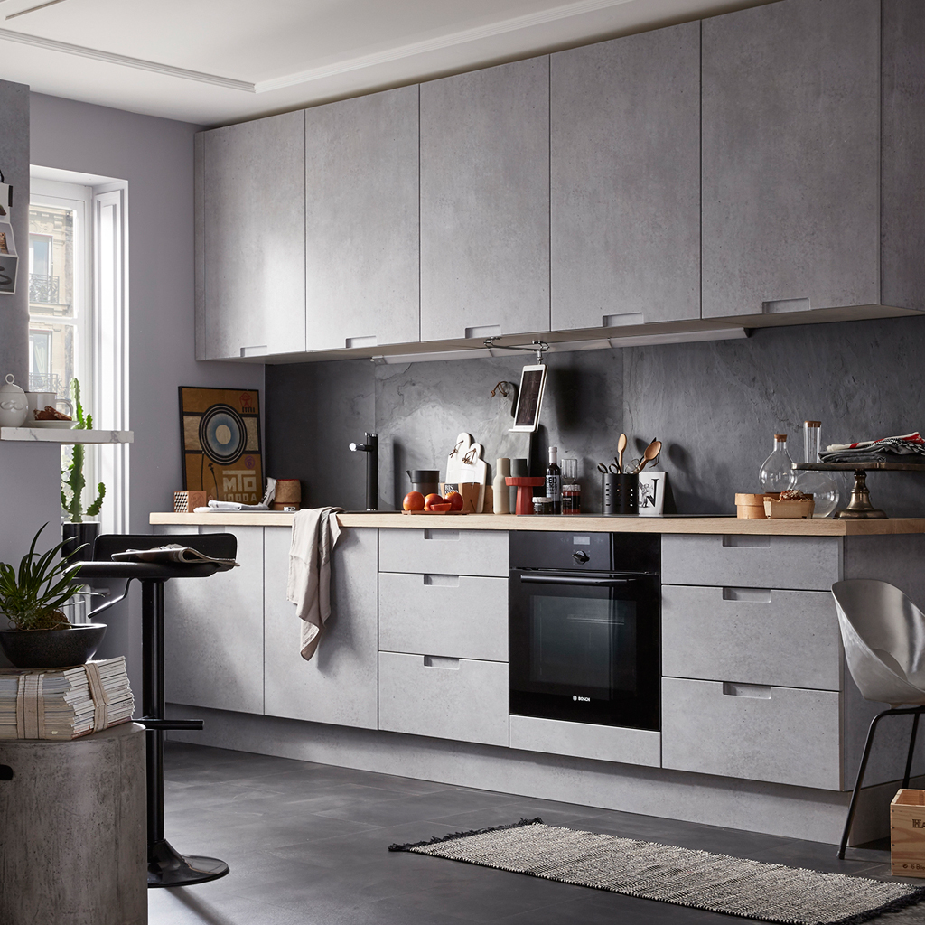 Deco pour cuisine grise