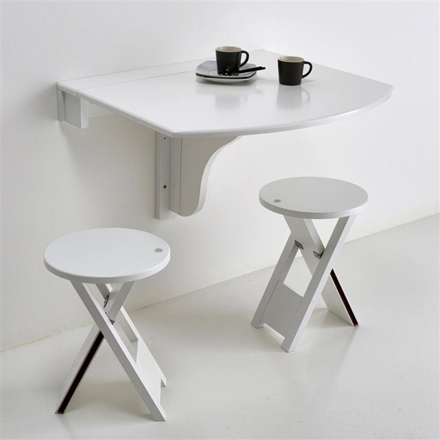 Table de cuisine pliante a fixer au mur