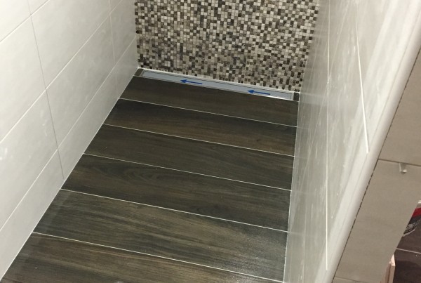 Carrelage bois douche italienne