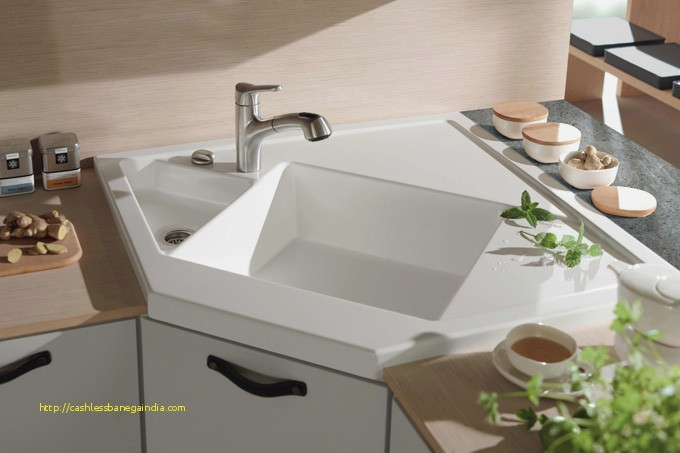 Modele de cuisine avec evier d'angle