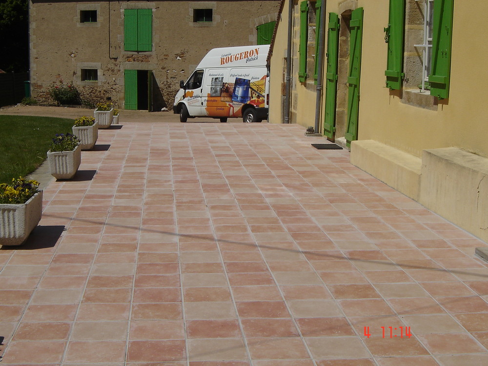 Carrelage ancien exterieur