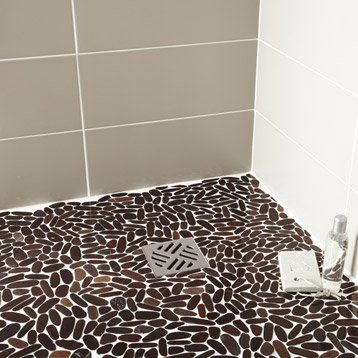 Carrelage gris doré