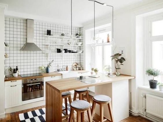 Petite cuisine ouverte design