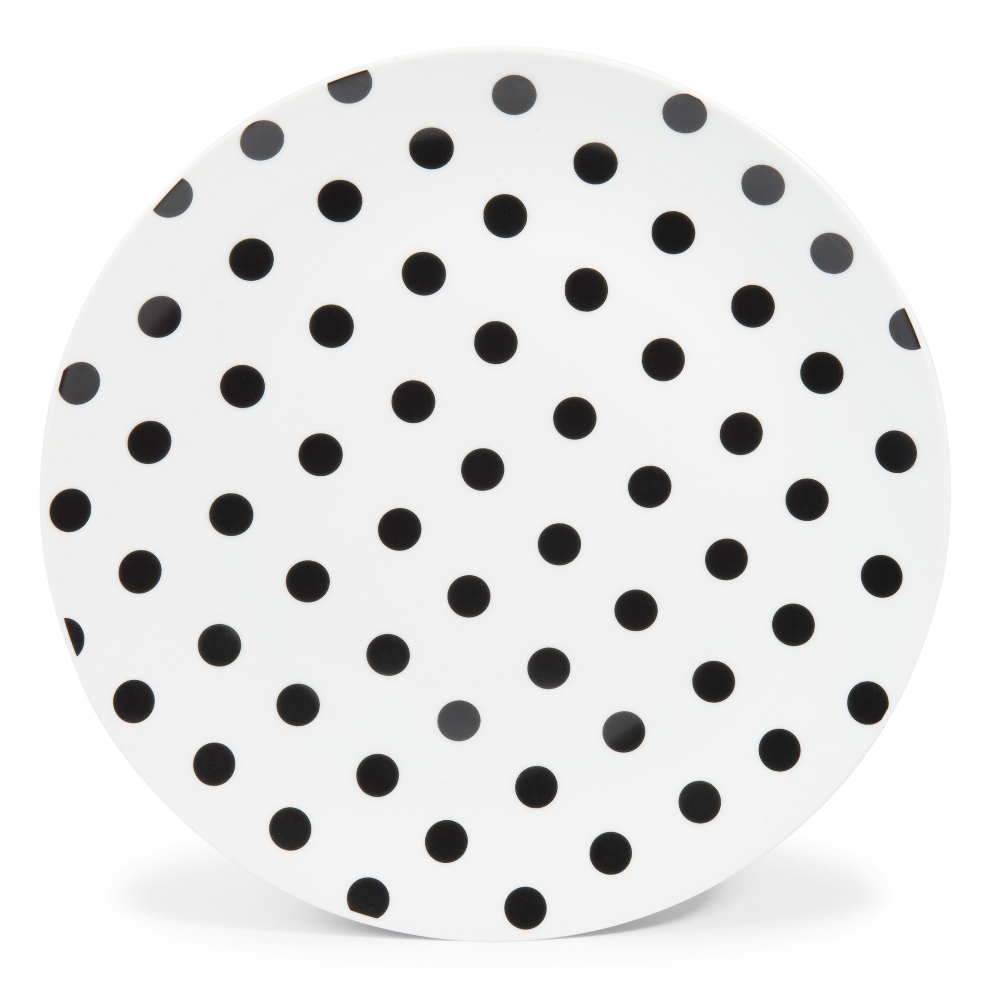 Assiette noire et blanche maison du monde