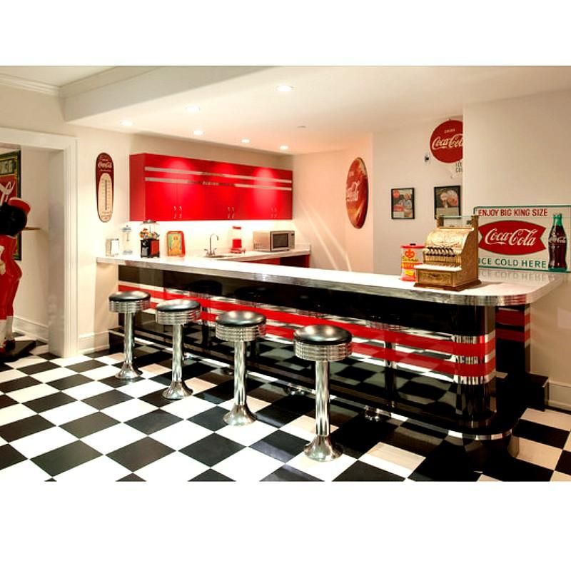 Carrelage blanc garage